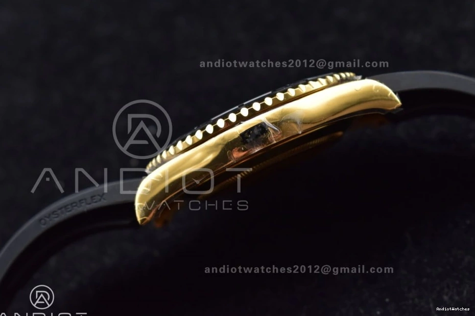 42mm Yacht-Master Rubber VSF Black Edition VS Best 1224 EyeCatching on 1:1 Ceramic Bezel Strap 3D 226658 Black 0202